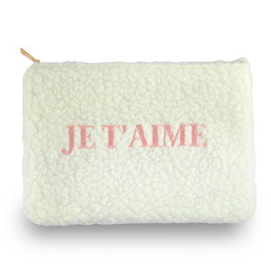 TROUSSE EN PELUCHE "JE T'AIME"