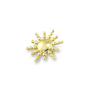 BROCHE SOLEIL DORÉ